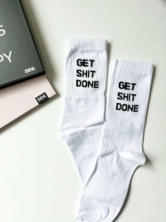 Sportovní ponožky – Get shit done (unisex 35-46)