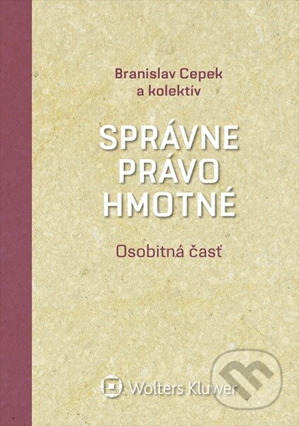 Správne právo hmotné (Osobitná časť)