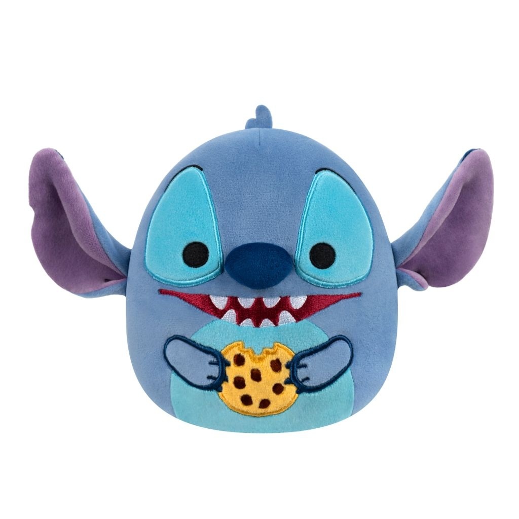 Squishmallows Disney Stitch se sušenkou
