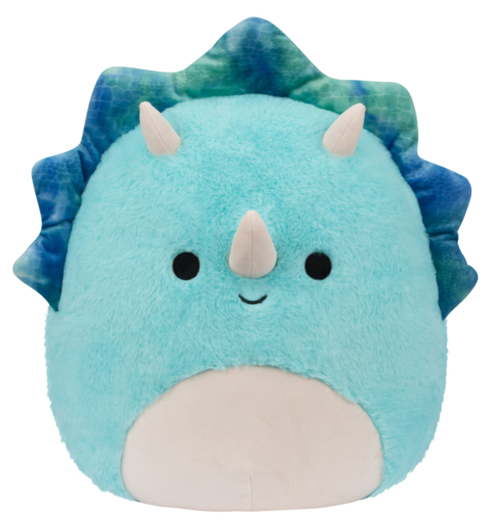 Squishmallows Fuzz-A-Mallows Triceratops Malik 30 cm