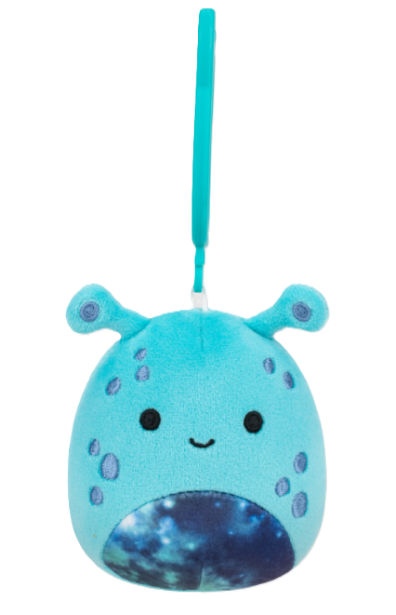 SQUISHMALLOWS Klíčenka Tyrkysový mimozemšťan