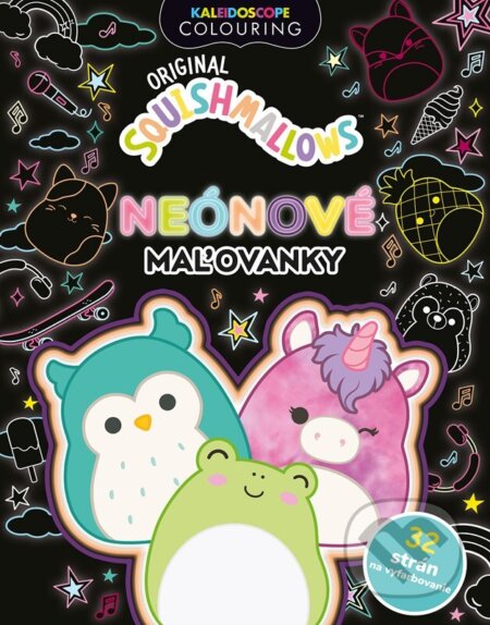 Squishmallows: Neonové maľovanky