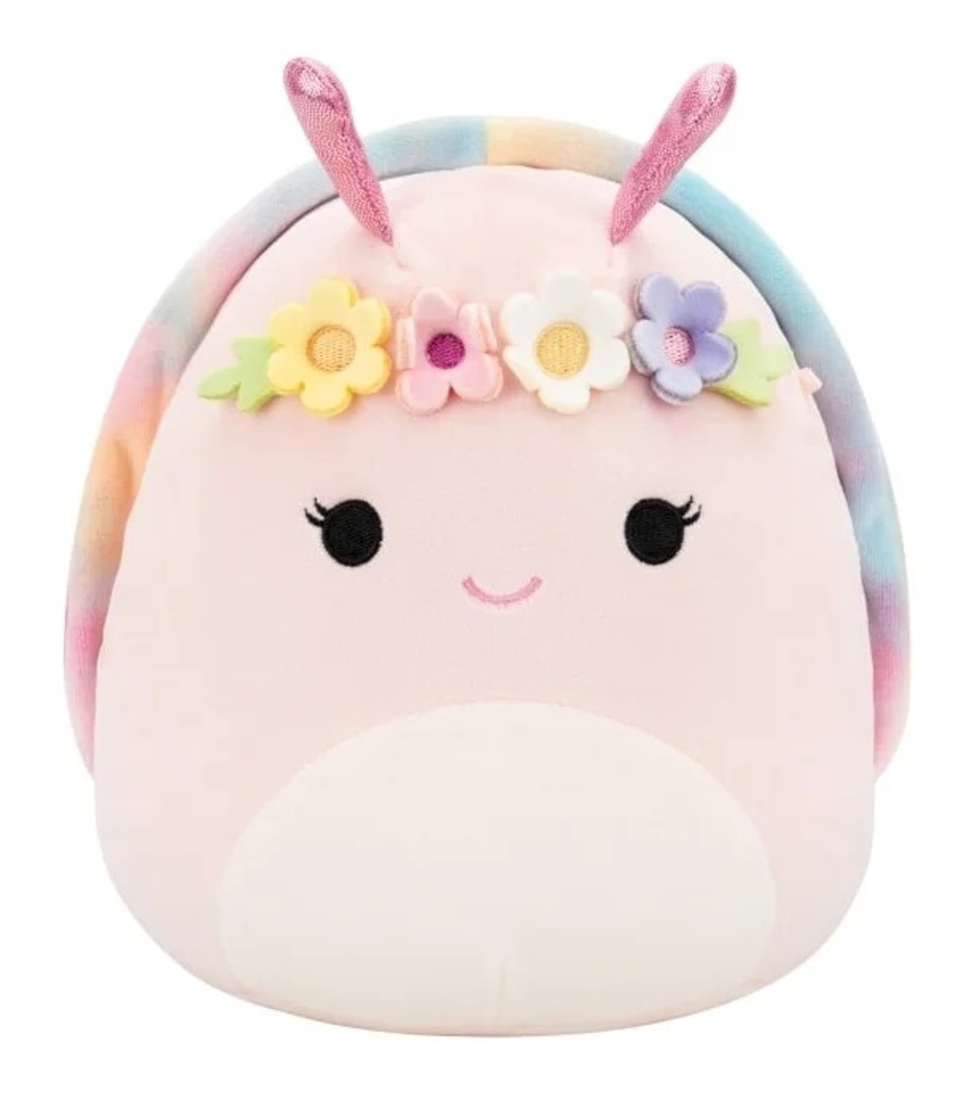 Squishmallows Růžový šnek Silvina