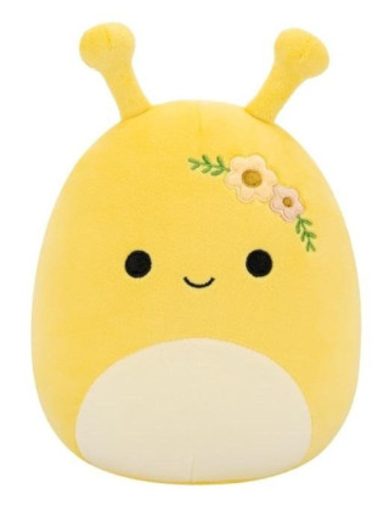 Squishmallows Žlutý slimák Zarina