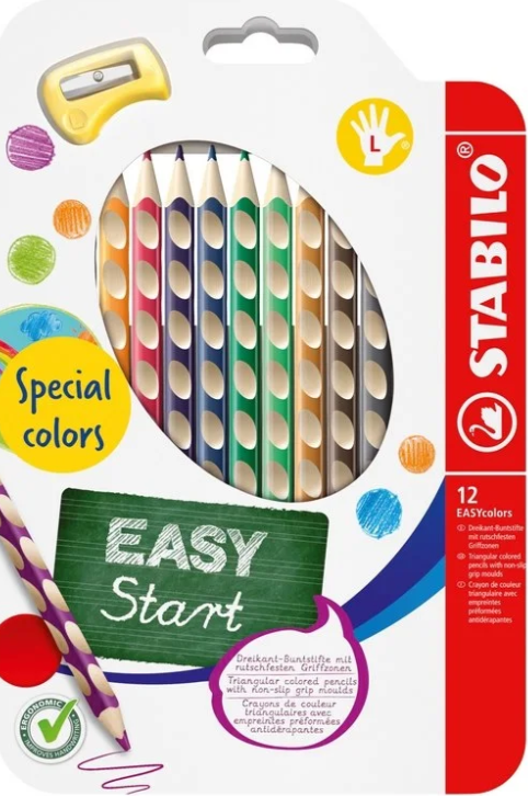 STABILO EASYcolors pastelky pro leváky