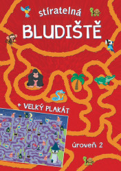 Stíratelná bludiště úroveň 2 (+ velký plakát) - kniha z kategorie Hlavolamy