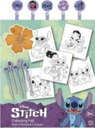 Stitch Omalovánky s pastelkami