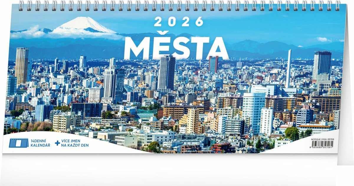 Stolní kalendář Města 2026