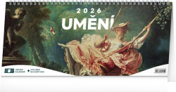 Stolní kalendář Umění 2026 - 14denní