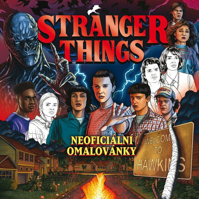 Stranger Things: Neoficiální omalovánky