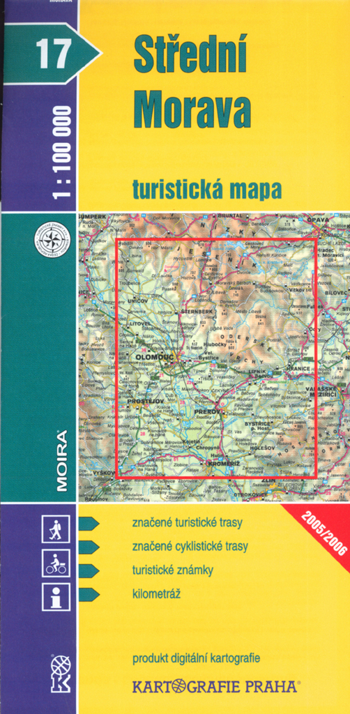 Střední Morava 1:100 000