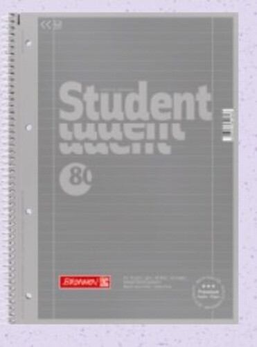 Student blok A4 CC stříbrný lin 80 listů