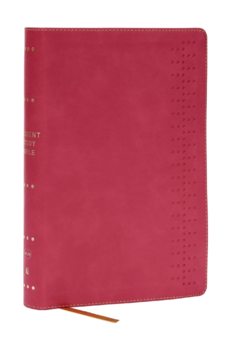 Student Study Bible: A Guide to Knowing and Living Godâ€™s Word (NKJV, Pink Leathersoft, Red Letter, Comfort Print)