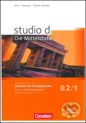 Studio d B2/1 Die Mittelstufe: Kurs- und Übungsbuch + CD