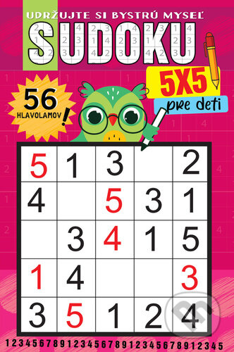 Sudoku 5x5 - kniha z kategorie Omalovánky, vystřihovánky, papír