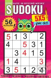 Sudoku 5x5 - kniha z kategorie Omalovánky, vystřihovánky, papír