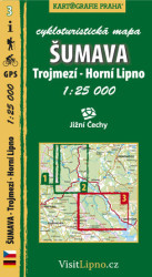 Šumava - Trojmezí, Horní Lipno 1:25 000 (cykloturistická mapa)