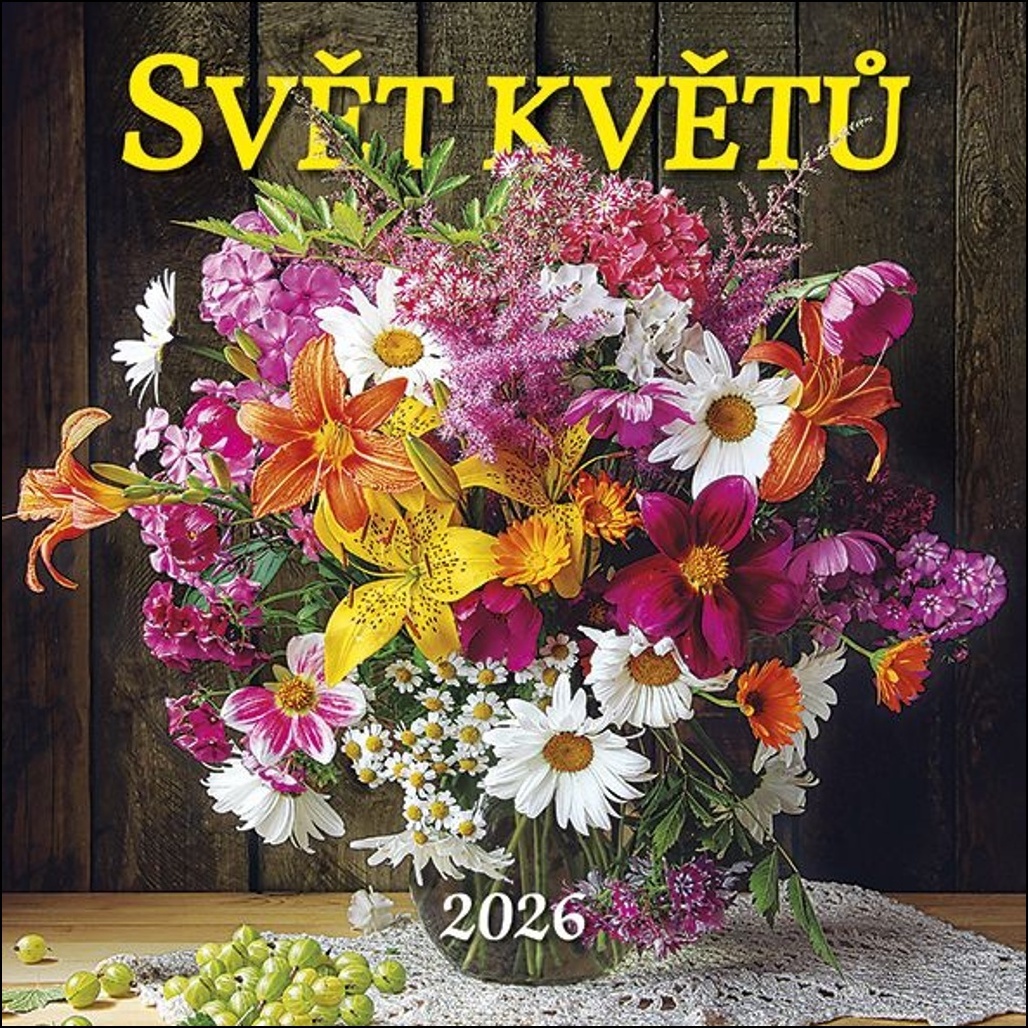 Svět květů 2026 - nástěnný kalendář