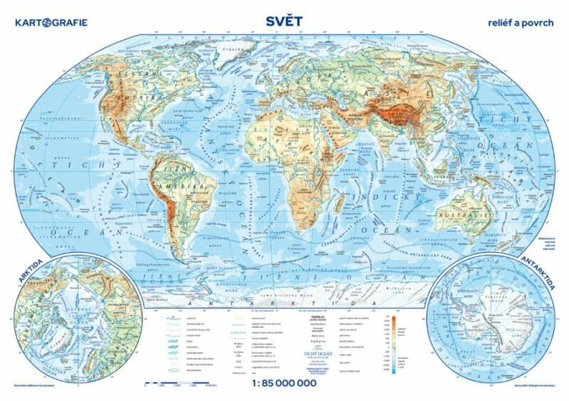 Svět – příruční mapa