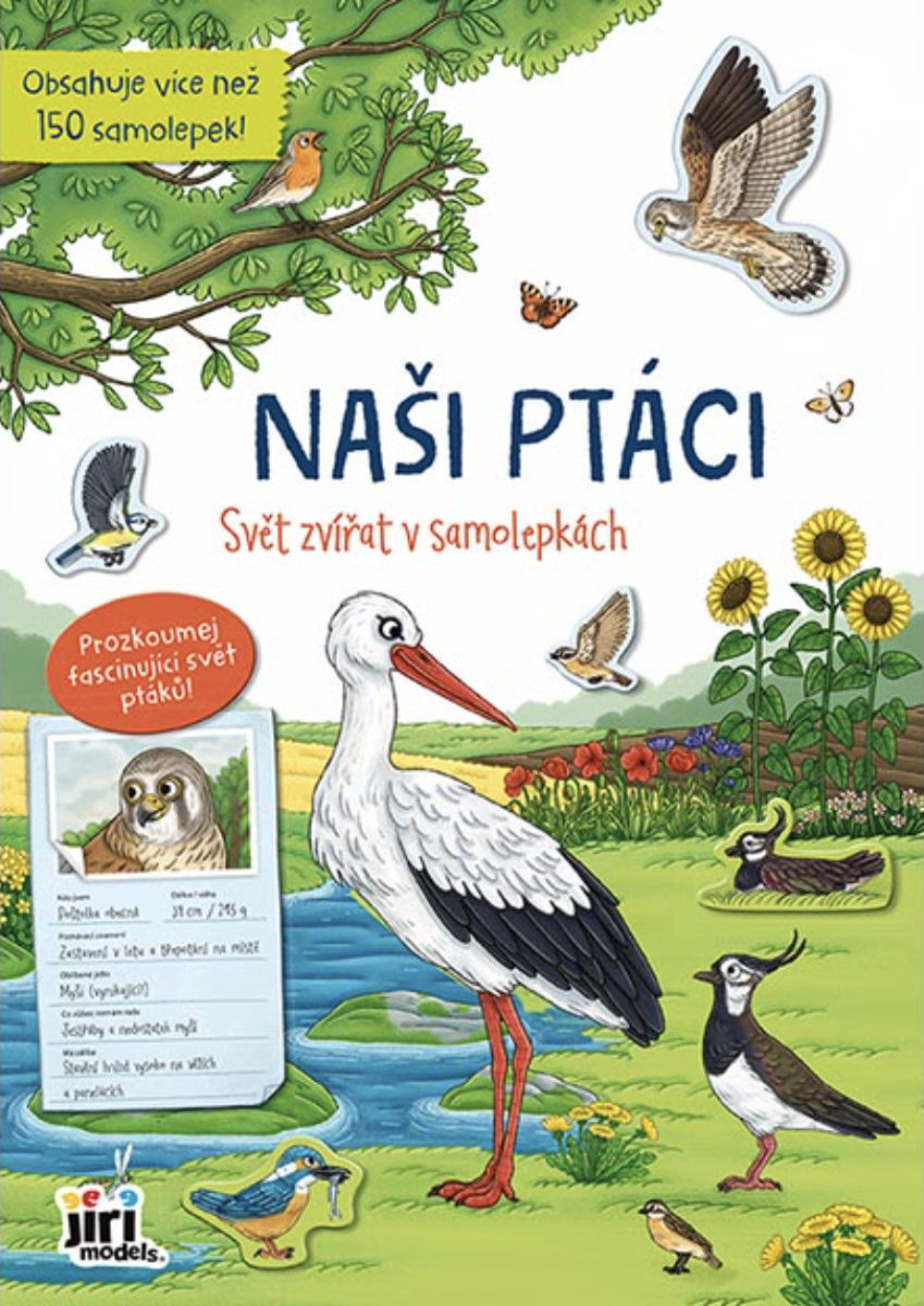 Svět zvířat v samolepkách Naši ptáci