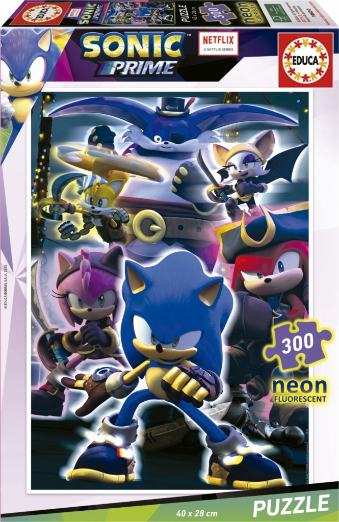 Svítící puzzle Sonic Prime
