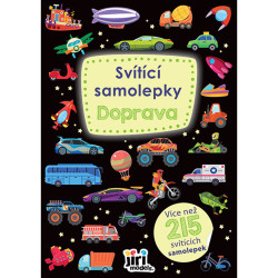 Svítící samolepky Doprava - kniha z kategorie Samolepky