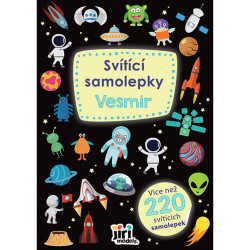 Svítící samolepky Vesmír - kniha z kategorie Samolepky