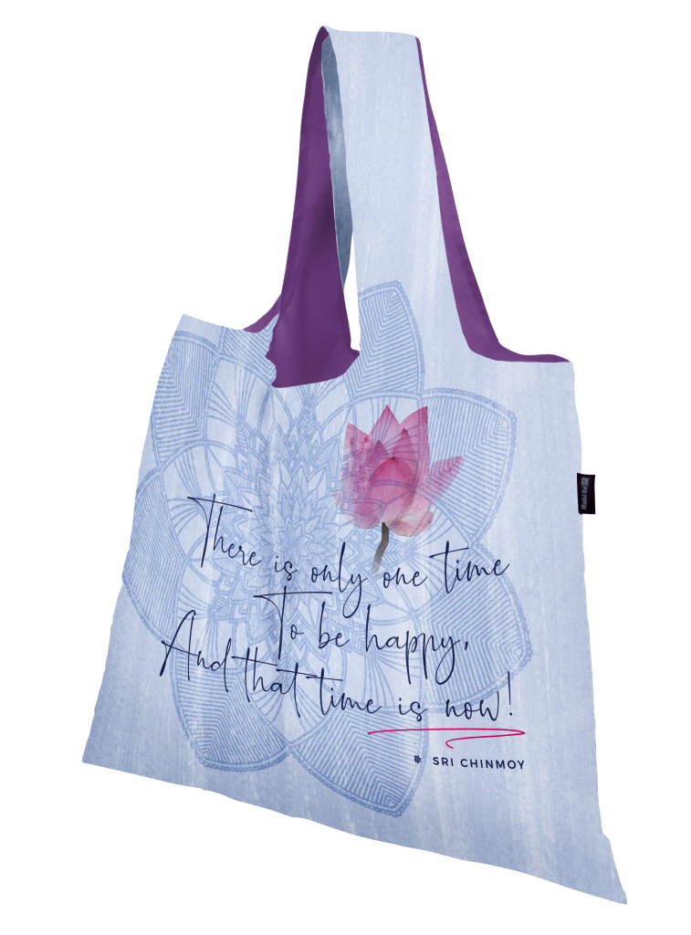 taška nákupní anglická "There is only one time"