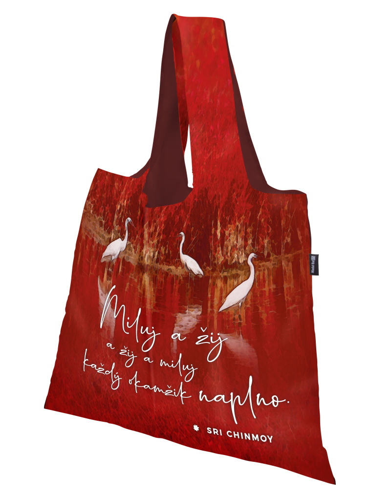 taška nákupní "Miluj a žij"