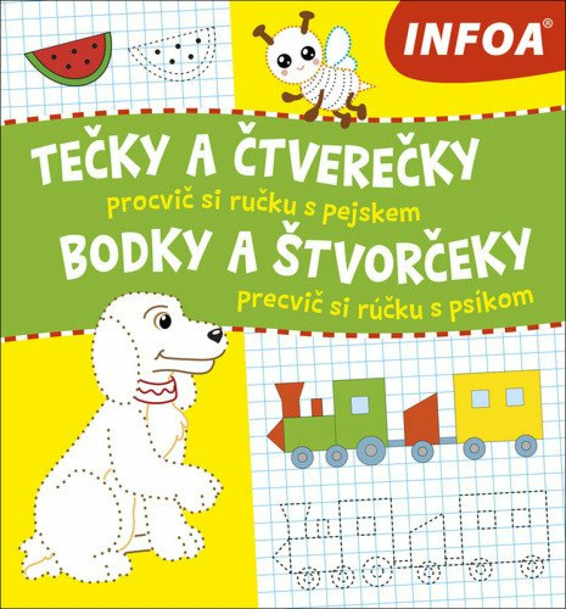 Tečky a čtverečky - Procvič si ručku s pejskem