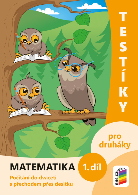 Testíky pro druháky – matematika, 1. díl (barevný pracovní sešit) (2-22)