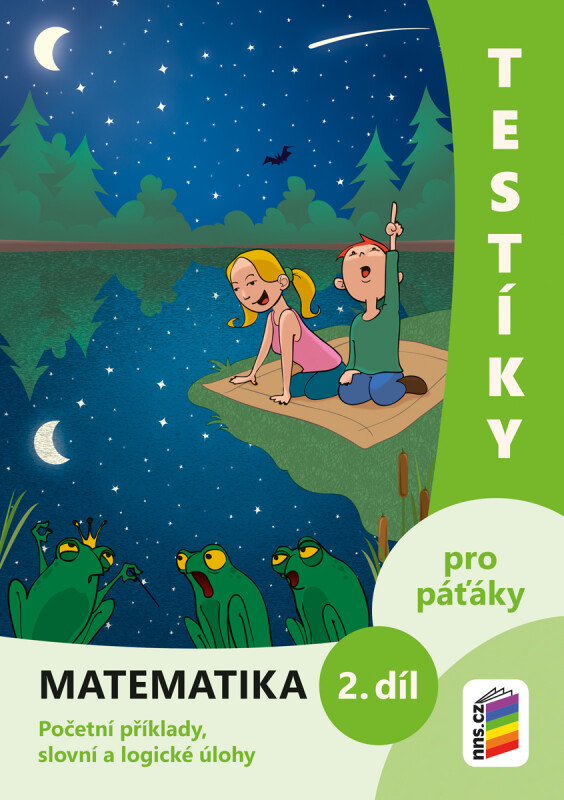 Testíky pro páťáky – matematika, 2. díl (barevný pracovní sešit) (5-22)