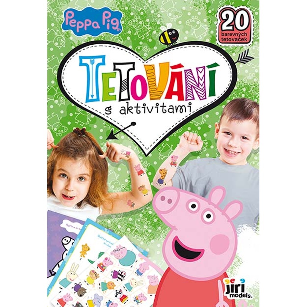 Tetování s aktivitami Prasátko Peppa