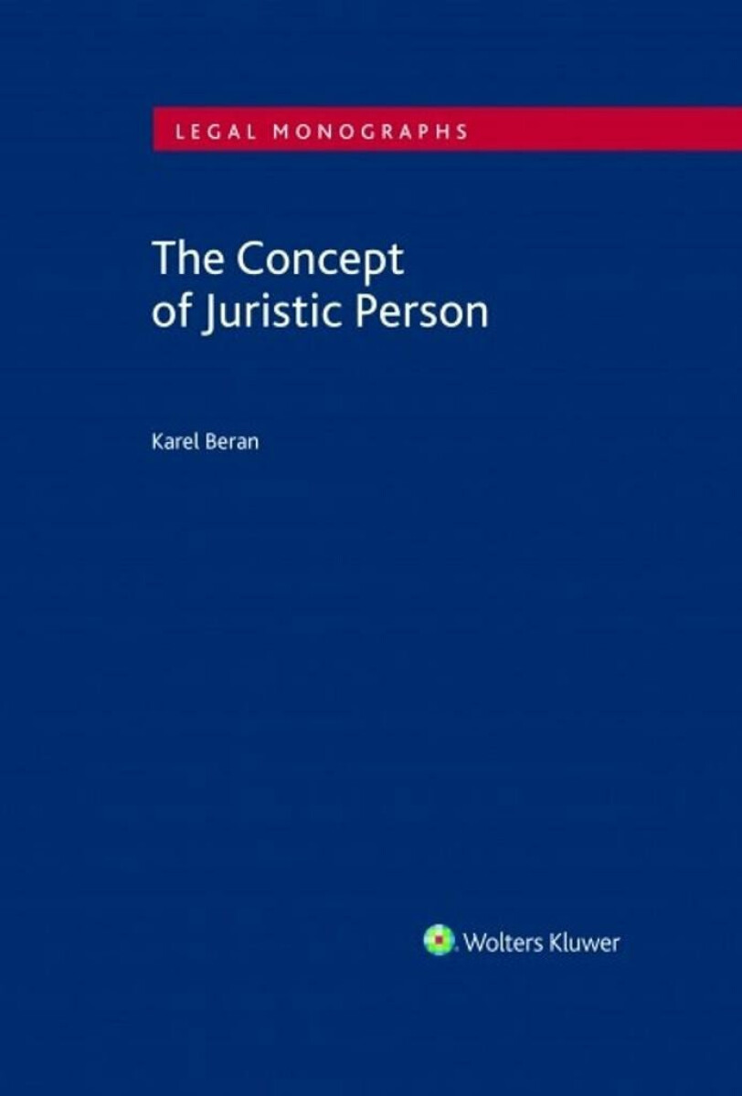 The Concept of Juristic Person - Karel Beran