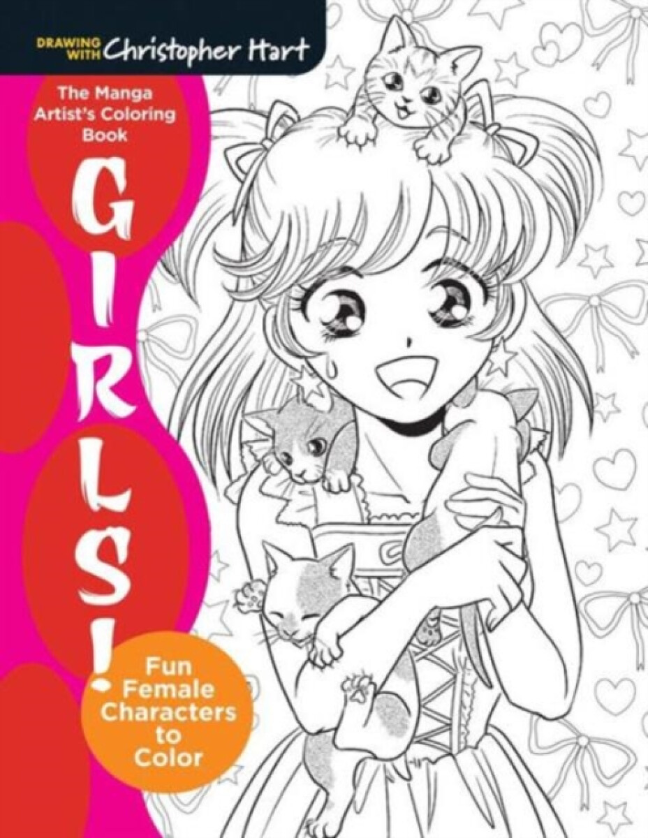 The Manga Artistâ€™s Coloring Book: Girls