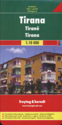 Tirana 1:10 000 (Plán mesta)