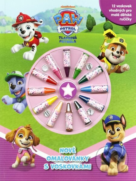 Tlapková patrola: Nové omalovánky s voskovkami