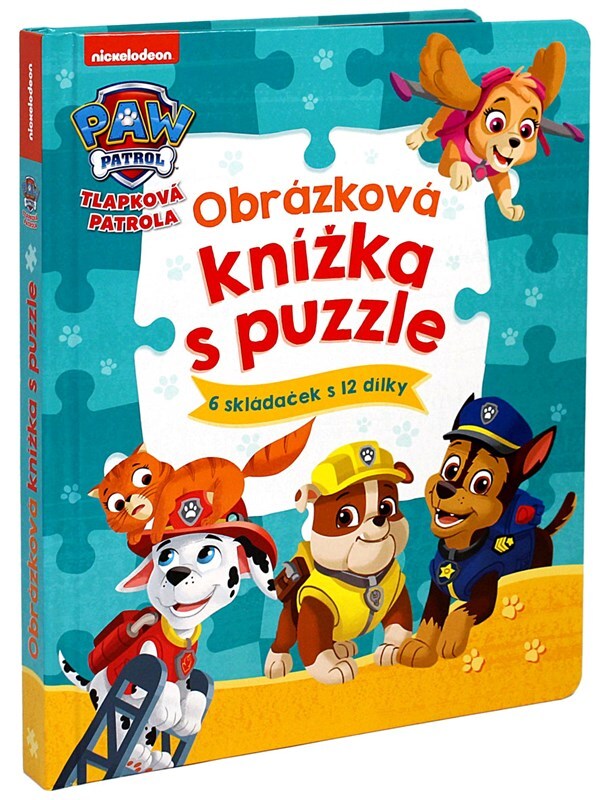 Tlapková patrola Obrázková knížka s puzzle