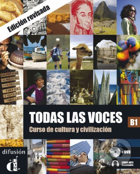 Todas las voces (B1) (Libro + audio MP3 descargable + DVD