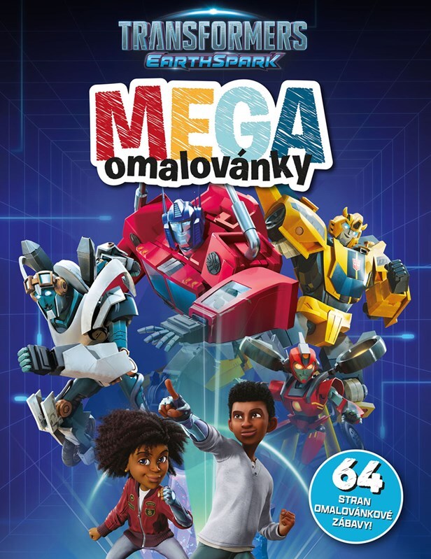 Transformers Mega omalovánky