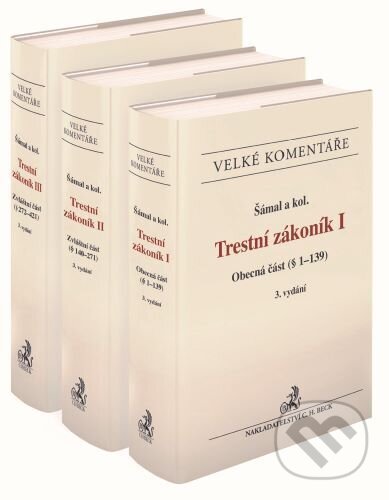 Trestní zákoník. Komentář - 3 svazky