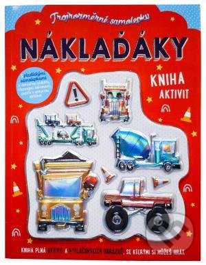 Trojrozměrné samolepky: Náklaďáky (Kniha aktivit)