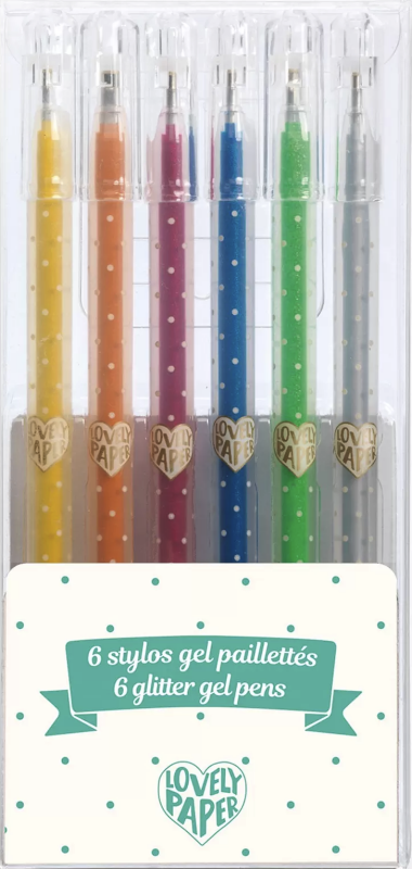 Třpytivá gelová pera