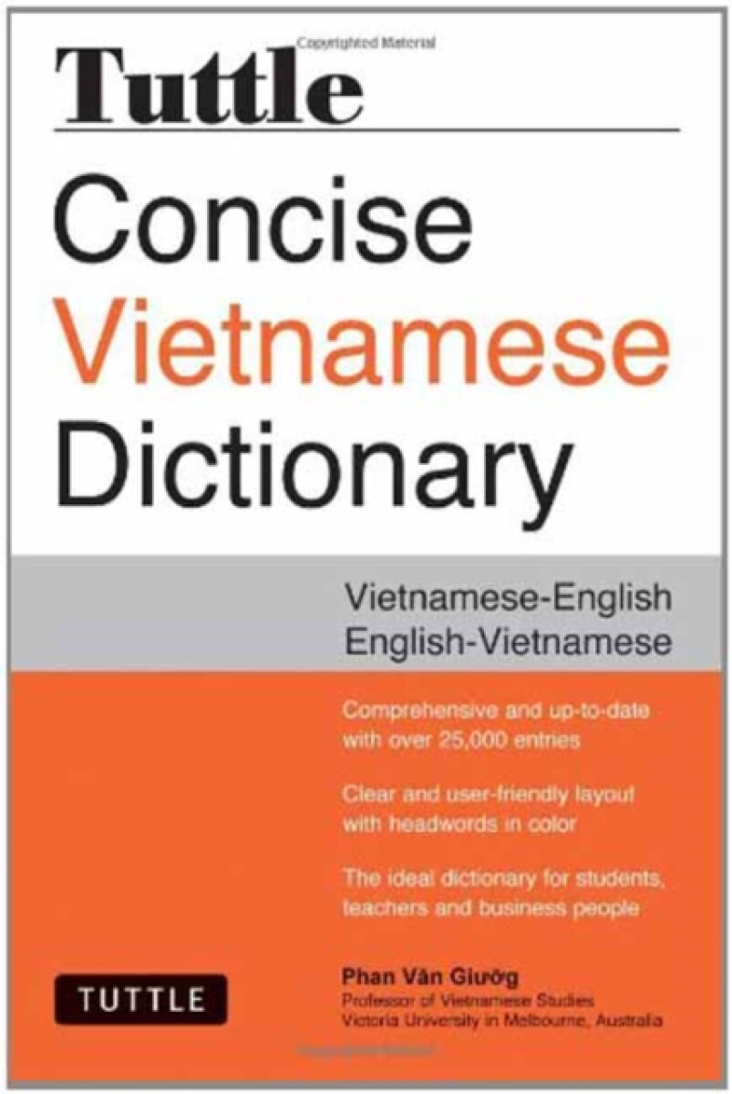 Tuttle Concise Vietnamese Dictionary