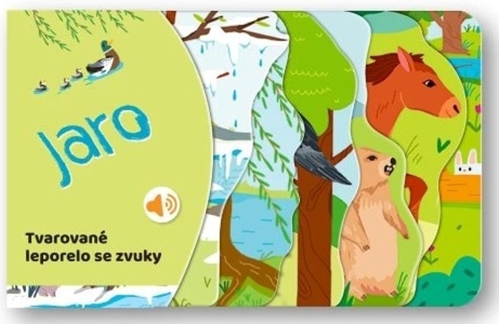 Tvarované leporelo se zvuky Jaro
