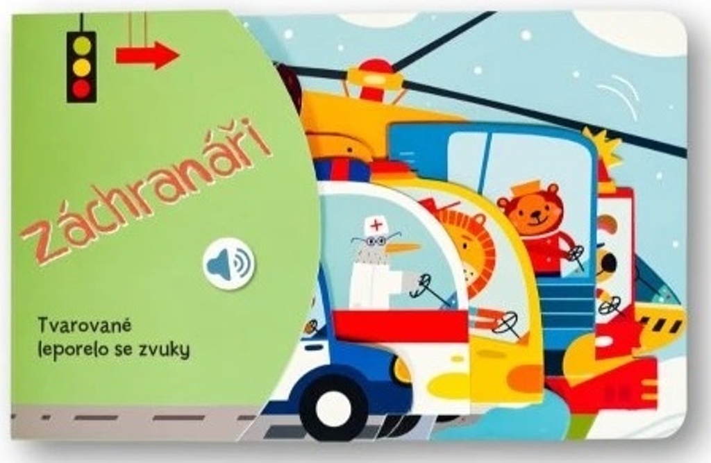 Tvarované leporelo se zvuky Záchranáři