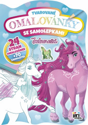 Tvarované omalovánky Jednorožci - kniha z kategorie Omalovánky