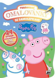 Tvarované omalovánky Prasátko Peppa - kniha z kategorie Omalovánky