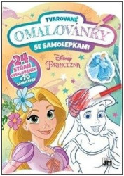 Tvarované omalovánky se samolepkami