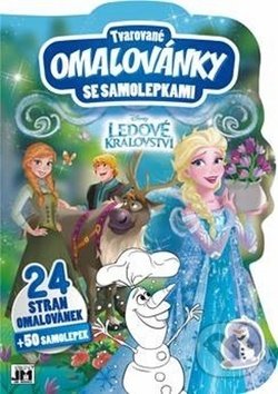 Tvarované omalovánky se samolepkami: Ledové království - kniha z kategorie Omalovánky